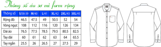 Các Form áo sơ mi phổ biến - Đồng Phục GLU