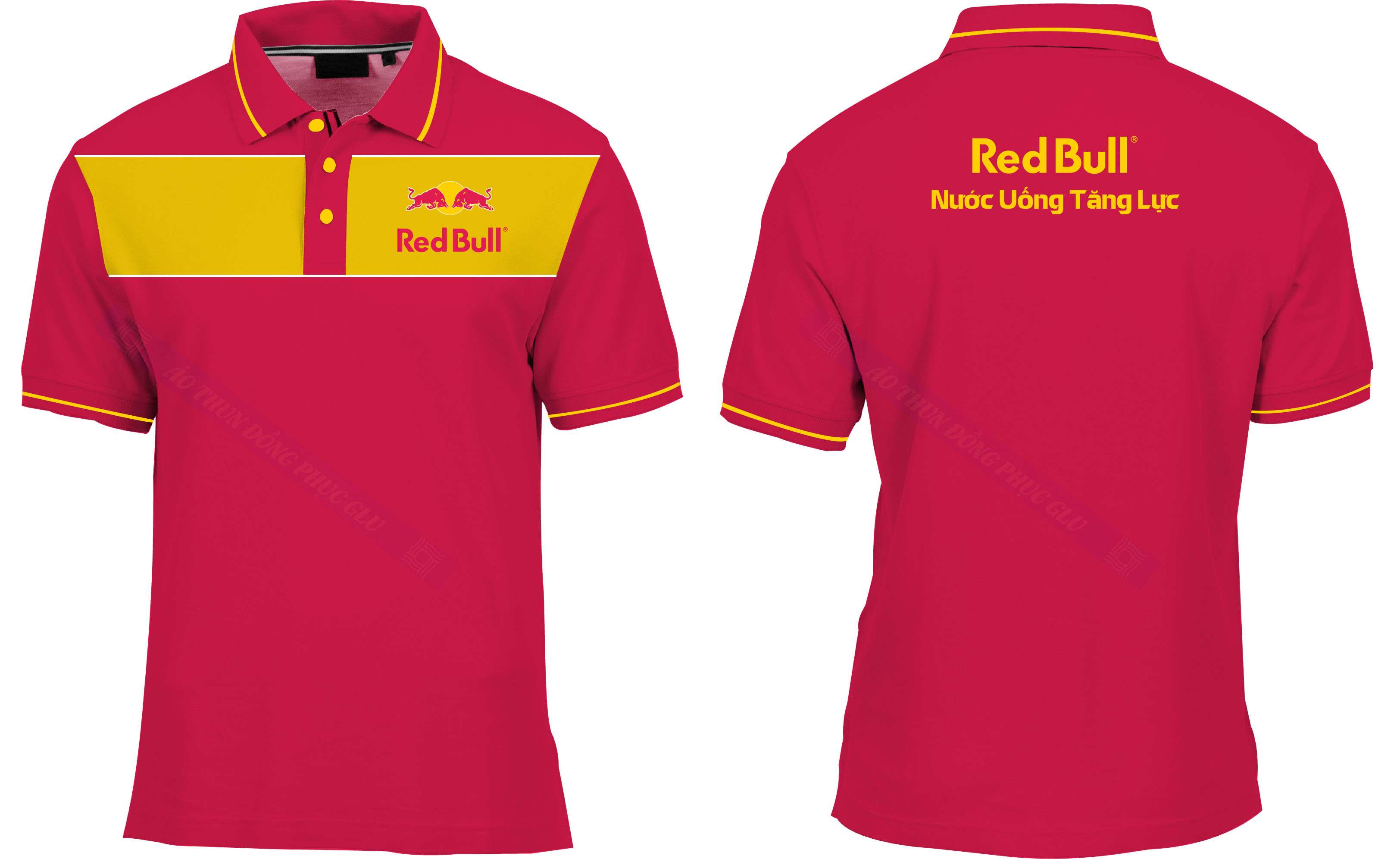 AO THUN RED BULL Mẫu thiết kế áo đồng phục