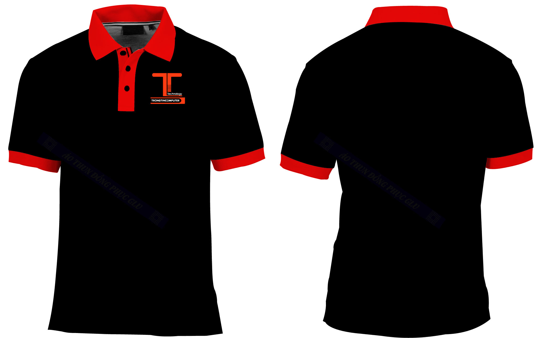 AO THUN TRONG TIN COMPUTER Mẫu thiết kế áo đồng phục