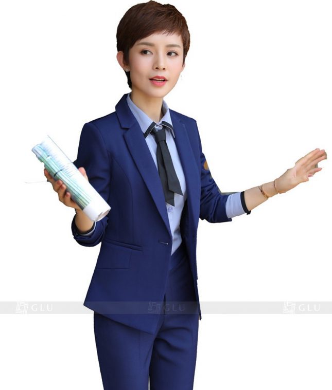 Ao Vest Dong Phuc Cong So GLU 03 áo sơ mi nữ đồng phục công sở