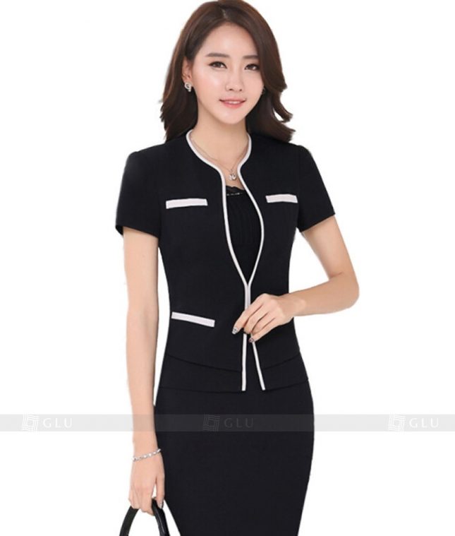 Ao Vest Dong Phuc Cong So GLU 14 áo sơ mi nữ đồng phục công sở