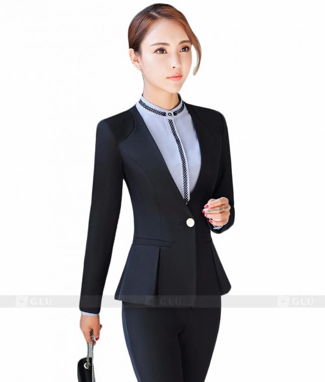 Ao Vest Dong Phuc Cong So GLU 82 áo sơ mi nữ đồng phục công sở