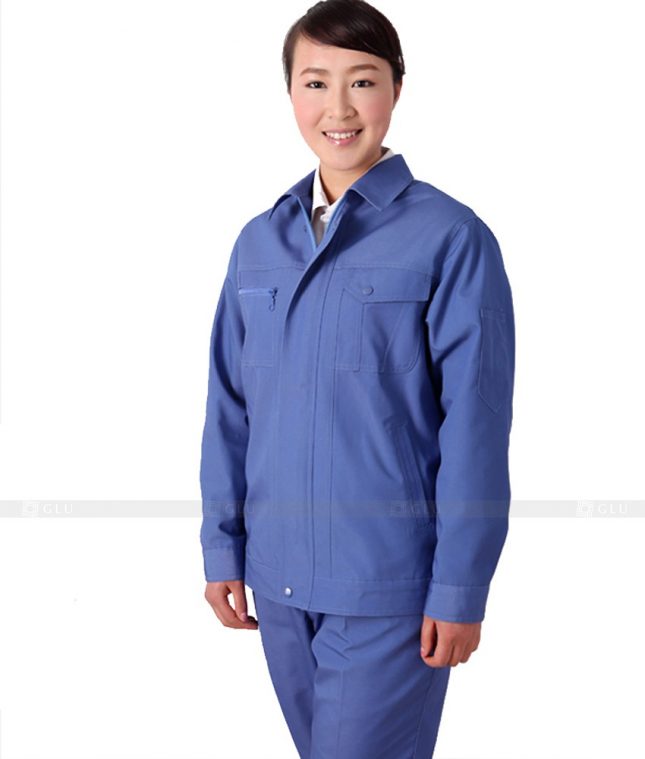 Dong phuc cong nhan GLU CN555 mẫu áo công nhân kĩ thuật